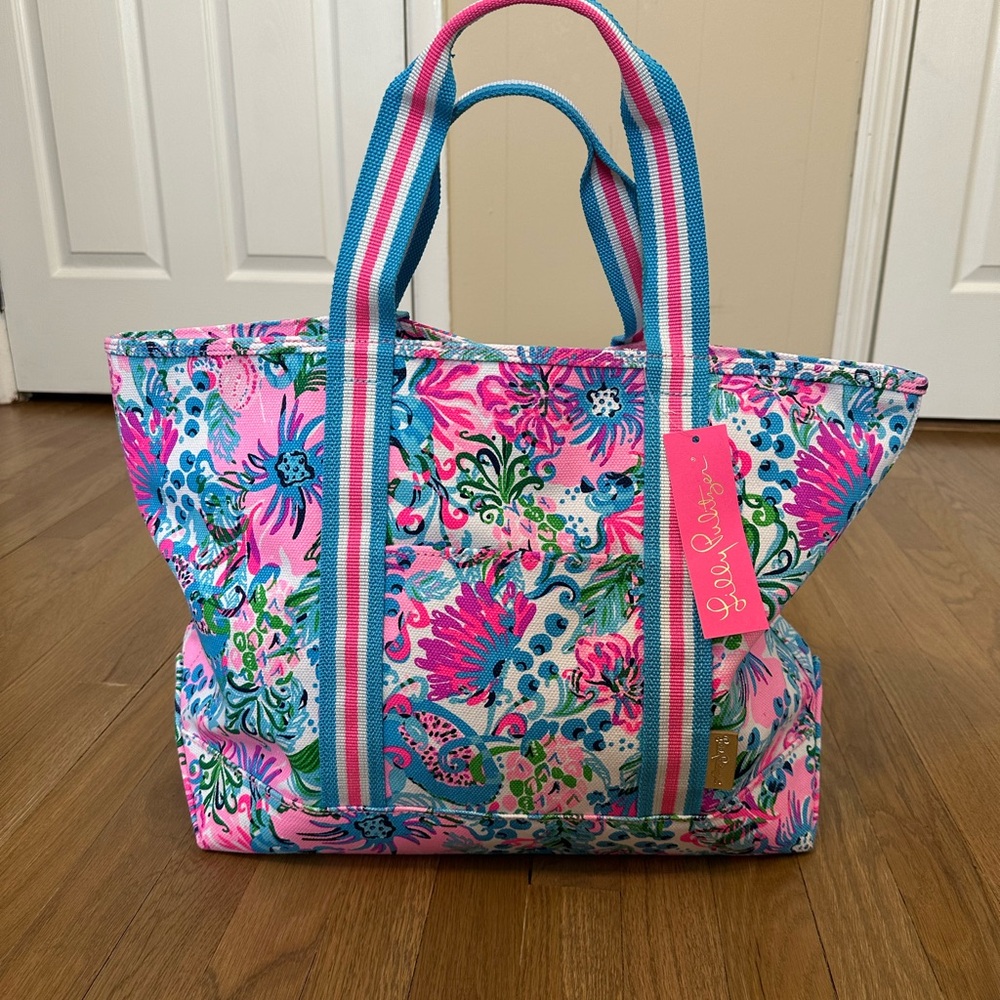 Lilly Pulitzer Paradise Petals Mercato Tote Bag